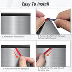Edge Trim, 1/8" (3mm) Rubber Edge Trim, Flexible Self Adhesive U Channel Edge Protector for Glass, Mirror, Plywood, Steel Panel Sharp Edges, U Shaped Peel and Stick Trim, Black Color, 20Ft