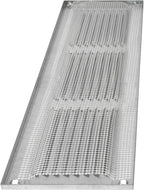 Repa Market 12x4 Inch Air Vent Cover/Galvanized Steel Louvered Grill Cover with Mesh Screen/Wall or Ceiling Vent/Durable Flush Mount HVAC Register for Indoor and Outdoor Ventilation