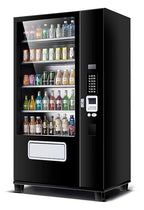 Refrigerated Beverage Vending Machine with Elevator Delivery Temp Control