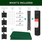 Best Choice Products 10x10ft 1-Person Setup Pop Up Canopy Tent Instant Portable Shelter w/ 1-Button Push, Case, 4 Weight Bags - Forest Green