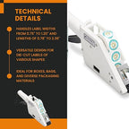 START International - LAP65-30 - Label Dispenser - Manual Label Applicator - Handheld Die Cut Small Labels Tool - 0.75-1.20 Inch - Narrow Width