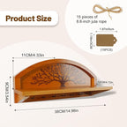 Tree of Life Herb Drying Rack -7 Bouquet Capacity,Space-Saving Hanging Design for Kitchens-Multifunctional Floral Display for Herb Lovers,Gardeners Decorative Plant Hanger for Home Herbalists