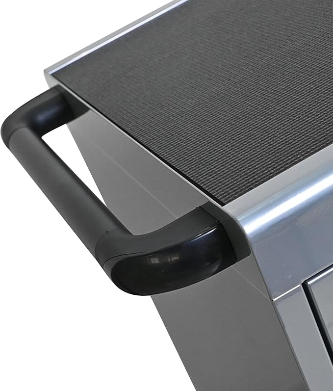 Laptop and Tablet Charging Cart, 35 Unit Device Mobile Charging Station for Chromebook, Tablet, Laptop, with Charging Port Screen Size Up to 16.3", Suitable for Office, Classroom, etc (Silver)