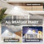 2 Pack 250W Led Flood Lights Outdoor,Super Bright 37000LM Security Lights with Plug,Exterior IP66 Waterproof 5000K Daylight White FloodLight for Basketball Court, Yard, Garden,Parking lot etc