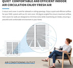 14x10 Return Air Grille(Duct Opening Size),Air Return Vent Cover,Flat Vent Cover,Rejillas De Aire Acondicionado para Casa,Return Air Grilles,Outer Dimensions:15.75"Wx11.75"H(14"Wx10"H, Duct Opening)