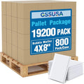 GSSUSA White Bubble Mailers 4x8 Inches 19200 Pack, Usable Size 4X7" Bubble Envelopes for Small Business, 1Pallet Padded Envelope, Shipping Mailers, Packaging Bags, Mailing Envelopes, Shipping Supplies