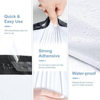 Metronic Poly Mailers 14.5x19 500 Pcs Large Shipping Bags for Clothing Mailing Bags with Strong Self-sealing Adhesive Waterproof and Tear-Proof Shipping Bags in White