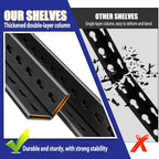 Garage Shelving-3000 lbs 5 Tier Storage Shelves,Adjustable Heavy Duty Metal Shelving Unit and Storage Large Wire Rack,Utility Steel Shelf for Warehouse Industrial Pantry Basement 71"x46"x18"