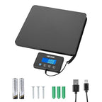 VEVOR Digital Postal Scale, 0.35 oz/3.5 oz Dual Accuracy, 440 lbs Commercial Weight Scale with Hold/Tare Function & LCD Display, Fit for Packages, Postage, Luggage, Battery & Charging Cable Included