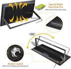 600W LED Stadium Flood Lights Outdoor(3050W Equivalent),67500LM Super Bright LED Arena Lights,100-277V IP66 Waterproof 5000K Daylight White Commercial Lighting for Sports Fields and Counts