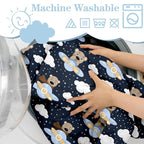 Shopping Cart Cover for Baby Girl Boy 2-in-1 High Chair Water Resistant High Chair Cover Bear Gender Neutral Cart Cover for Babies Padded Grocery Cart Cover for Baby