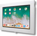 TABcare Locking Security Metal Case for Apple iPad Air 4 5 10.9" Tablet for Kiosk, POS, Store, Show Display (White, iPad Air 4/5 10.9)