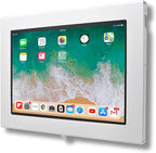 TABcare Locking Security Metal Case for iPad mini 6 7 8.3" Functions as Kiosk, POS, Store, Show Display (White, iPad mini 6/7)