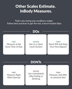 InBody Dial H30 Body Composition Scale | Smart Scale with BMI, Body Fat, Muscle Mass | Scale with App | Body Fat Measurement Device