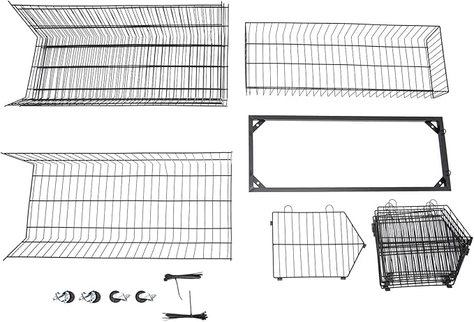 5 Tier Retail Display Rack, Rolling Storage Rack 5 Layers 35.43*16.93*53.54in Metal Display Shelf Fruit Vegetable Snack Basket Storage Supplies for Home Store Market (Black, 90*43*136cm)