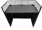 Cedarslink BEAST-8 Large 46" Wide DJ Event Facade White/Black Scrim Booth+ UPPER/LOWER COLOR MIXING INCLUDED! All Aluminum Build only 22 LB