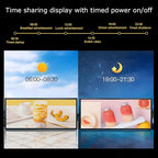 P6 Programmable Led Sign Custom Scrolling Outdoor Digital Signs For Businesses Display Screen Electronic Message Board Stock Ticker Advertising Pixel Led Panel Marquee 40"X17"