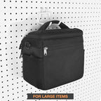 G.CORE 24-Pack Pegboard Hooks, 2" 4" Peg Board Tool Utility Hangers Fit 1/4" Pegboards, Heavy Duty Metal Shelving Brackets, Wall Organizers and Storage for Craft Room Garage Workbench Office (White)