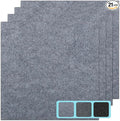Carpet Tile 24” X 24” Self Adhesive Carpet Floor Tiles Anti-Slip Reusable Carpet Squares Peel and Stick Carpet Floor Tile Easy Install DIY for Bedroom Living Room (21, Light Gray)