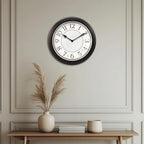12.6" Galaxy Luminous Atomic Wall Clock for Bedroom,Illuminated Night Light Wall Clock with Smart Sensor to Turn On/Off LED Light, Oil Rubbed Bronze Black,Housewarming Gifts