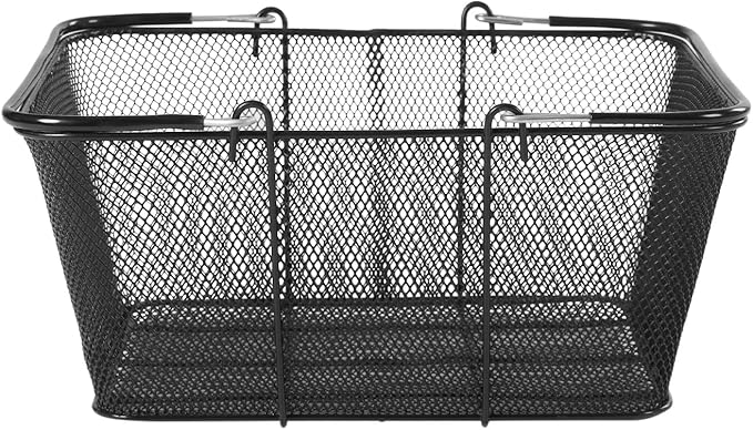 12PCS Iron Shopping Basket with Handles, 5 Gallon Retail Shop Baskets Stackable Grocery Store Basket, Hand Shopping Baskets for Retail Stores Supermarkets, Grocery Store