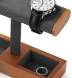 Oirlv Solid Wood Watch Display Stand T-bar Watch Stand for Men and Women Jewelry Accessory Organizer for Store and Home(SM19102)
