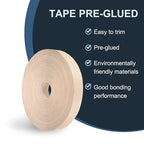PATIKIL Maple Edge Banding, 2 Inch x 250 ft Wood Veneer Tape Pre-glued Flexible Plywood Edge Banding with Hot Melt Adhesive for Furniture Restoration