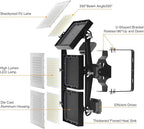 SOLLA 2025 Elite New Upgraded LED Flood Light Outdoor 600W 90000lm Stadium Flood Lights, 5000K IP66 Waterproof Adjustable Floodlight for Street, Parking Lot