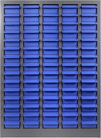 75 Drawers Bolt and Nut Tool Storage Cabinet, Large Capacity Parts Organizer with Label Stickers for Screws, Nuts, and Bolts