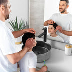 Mirrorons Beveled Mirror, Wall Mirror 40" x 32", Frameless Rectangle Bathroom Mirror with Beveled Edge, Hangs Horizontally or Vertically. Rounded Corner Tempered