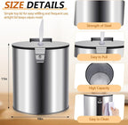 Zonon Stainless Steel Wall Mount Disinfectant Wipe Dispenser Fits Sanitizing and Disinfecting Wipes on Rolls 11 x 10'' for Fitness Clubs Schools Commercial and Residential Facilities(Round)