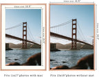 Frametory, 13x19 Metal Picture Frame with Mat for 11x17 Picture & Real Glass, Aluminum Photo Frame Collection (Rose Gold, 1 Pack)