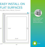 Ghent 36"x60" 2-Door Outdoor Enclosed Vinyl Bulletin Board, Shatter Resistant, with Lock, Satin Aluminum Frame - Ivory (PA23660VX-185), Made in the USA