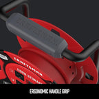CRAFTSMAN Retractable Extension Cord Reel 1 Ft. with 4 Outlets, Cable Management & Heavy Duty 14AWG SJTW Cable