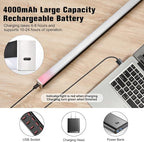Wireless Picture Lights, 22inch Rechargeable Battery Operated Art Display Light with Remote Control, Over Mirror Magnet Vanity Lighting for Picture Frame Bathroom