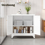 33" Metal Kitchen Pantry Storage Cabinets with Door and Adjustable Shelves,Black Sideboard Buffet Cabinet with Storage,Sideboard Buffet Cabinet for Dining Roonm,Living Room