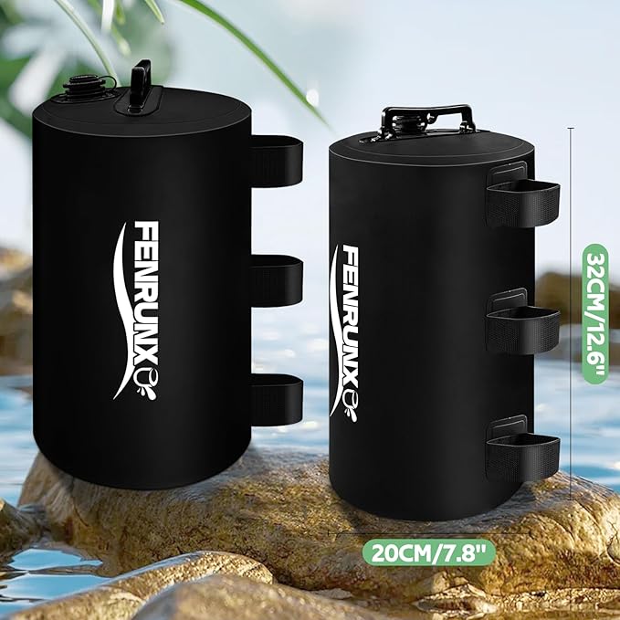 Canopy Water Weight Bag,88 LBS Gazebo Tent Water Weights Set of 4 Leg Weights for Carport, Pop Up Canopy,Tent,Gazebo,Black