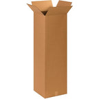 BOX USA 15 x 15 x 48 Corrugated Cardboard Boxes, Tall 15"L x 15"W x 48"H, Pack of 10 | Shipping, Packaging, Moving, Storage Box for Home or Business, Strong Wholesale Bulk Boxes