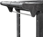 Dryser Utility Cart with Wheels, 40" x 17" Heavy Duty 550 lb. Capacity with Shelves - 2 Tier Rolling Cart with Two 5" Swivel Casters for Warehouse, Garage, Cleaning