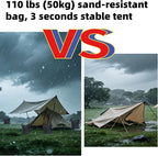 110LBS Heavy Duty Canopy Weights Sand Bags for Pop Up Canopy Tent Legs,Patio Umbrellas, Gazebos,4 Pack Black (Without Sand)