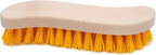 Scrub Brush - Stiff Bristle Brush for Deep Cleaning, Nylon Brush with Hard Bristle, Utility Hand Brush for Indoor and Outdoor, Wooden Scrubbing Brush, Hard Brush Heavy Duty Boot Hand Scrubber
