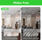 BUBO GU10 LED Bulb 6W Equivalent 50W, 4000K Cool White 650 Lumens, Non-Dimmable GU10 Bulb Replacement for Track Lighting, MR16 LED Bulb for Kitchen, Range Hood, Living Room, Bedroom, 6 Pack