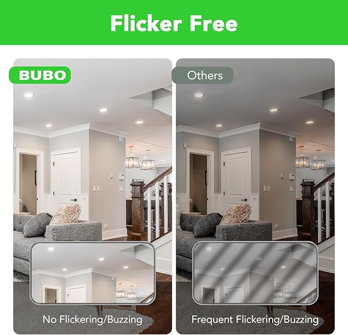 BUBO GU10 LED Bulb 6W Equivalent 50W, 4000K Cool White 650 Lumens, Non-Dimmable GU10 Bulb Replacement for Track Lighting, MR16 LED Bulb for Kitchen, Range Hood, Living Room, Bedroom, 20 Pack