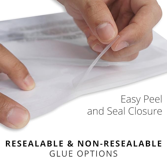 Poly Bags 10x13" - Suffocation Warning - Extra Strong Seal - 200 Pack - Polybags 10x13 - Retail Supply Co