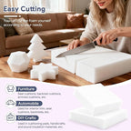 Upholstery Foam 2×24×72 Inch High Density Foam Strong Support Seat Foam for Couch Cushion Replacement Furniture Cushions Car Cushions DIY Projects (6PC)