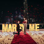 Marquee Letters 4 Feet Tall Large Light Up Letters I Happy Birthday Shower Decorations Marry Me Engagement Party Decor Yellow Light Birthday Decorations Balloon Arch Kit Foam Sign I