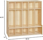 Contender C51000F 5 Section Seat Locker 46.75" W Assembled