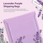 Fuxury Large Poly Mailers 19x24" 500 Pcs, Bulk Shipping Bags for Clothing, Strong Adhesive Shipping Envelopes for Small Business Suppliers,Waterproof Mailers Poly Bags Mailing Envelopes Light Purple