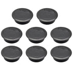 Desk Grommet 2" (50 mm), Desk Cord Hole Cover, Cable Grommet ABS Plastic, Desk Hole Grommet for Office and Home Table Cable, Detachable Adjustable Cable Cord Organizer (Black 8 Pcs)