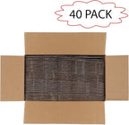 Calenzana 7x5x5 Shipping Boxes Set of 40, White Corrugated Cardboard Box for Mailing Packing Gifts Small Business